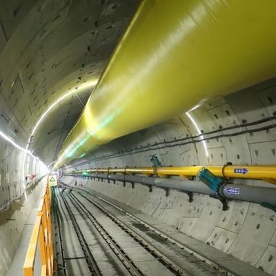 Sistema di ventilazione in PVC ignifugo flessibile Litong per miniere e tunnel