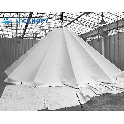 Cina ombrello ombrello tetto impermeabile copertura vetroresistente tessuto tende di tenda di festa telone albergo telone
