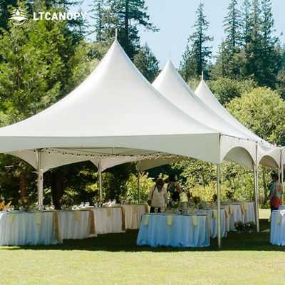 Litong Alta resistenza alla trazione Esterno impermeabile Pvc copertura Tarpa Anti-UV Tenda Pagoda Canopy Tenda per evento