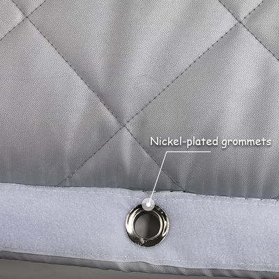 Litong  Fonoassorbente Ignifugo per Edilizia Esterna Grigio Argento Coperta Acustica Barriera Acustica