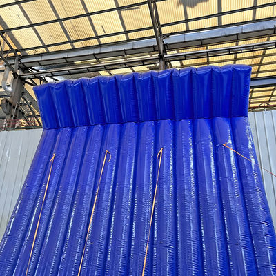Cantiere Litong Utilizzo Barriera Antirumore Gonfiabile in PVC Blu