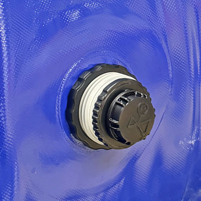 Cantiere Litong Utilizzo Barriera Antirumore Gonfiabile in PVC Blu