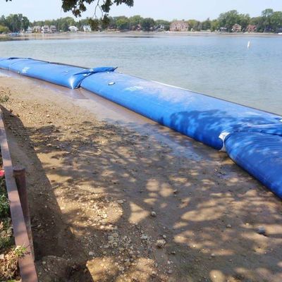 Tubo barriera gonfiabile rettangolare Litong riempito d'acqua per inondazioni