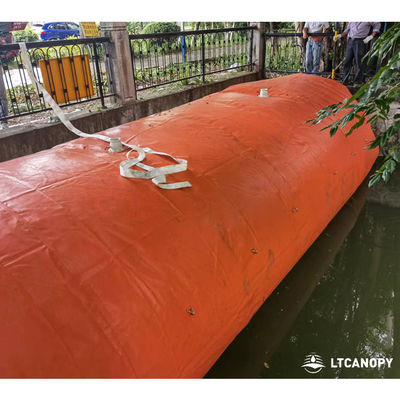 Fabbrica Litong Cina Dammaggio gonfiabile in PVC per controllo delle alluvioni su misura