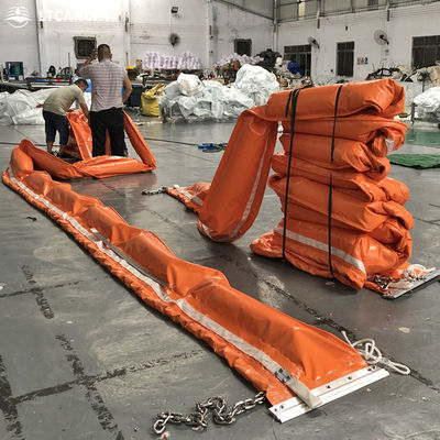 Litong Ambiente Boom galleggiante protettivo Inshore Fence galleggiante Boom alghe Barriera Pvc Boom di contenimento di olio