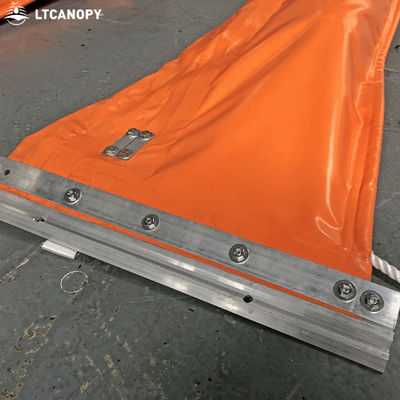Braccio di contenimento galleggiante per olio in tessuto PVC 600gsm personalizzato di alta qualità Litong per prevenire fuoriuscite di olio combustibile