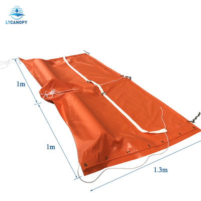 Braccio di contenimento galleggiante per olio in tessuto PVC 600gsm personalizzato di alta qualità Litong per prevenire fuoriuscite di olio combustibile