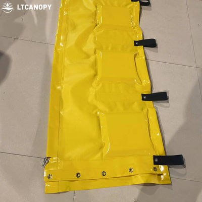 Litong Proteggere l'oceano Prevenire le fuoriuscite di olio combustibile Soluzione di contenimento Pvc Fence galleggiante Boom Silt Curtain