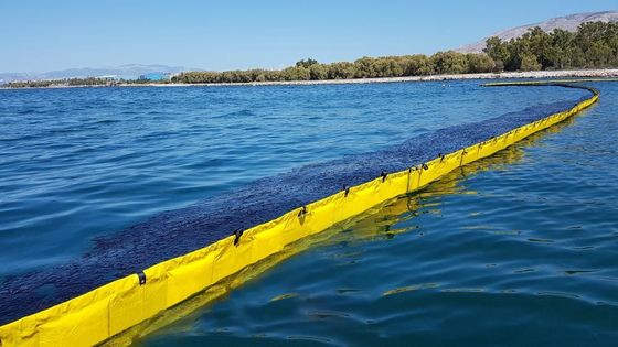 Litong Proteggere l'oceano Prevenire le fuoriuscite di olio combustibile Soluzione di contenimento Pvc Fence galleggiante Boom Silt Curtain