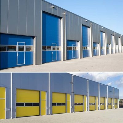 Grande Vendita Stoccaggio Frigorifero Avvolgibile Pieghevole Tenda in Tessuto PVC Veloce Porta Automatica Rapida Elettrica in PVC