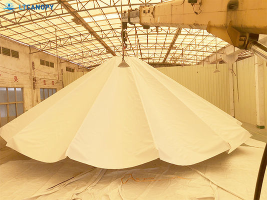 Cina ombrello ombrello tetto impermeabile copertura vetroresistente tessuto tende di tenda di festa telone albergo telone