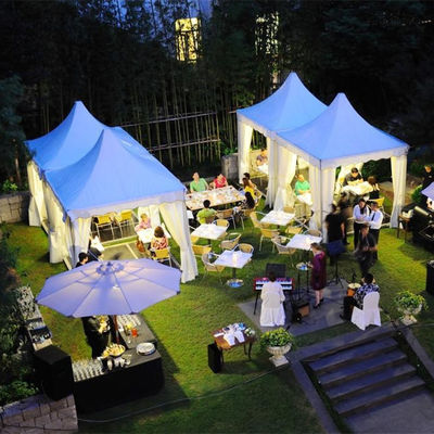 Tenda Pagoda in PVC personalizzata Litong, tettoia resistente all'acqua e ai raggi UV per feste e matrimoni all'aperto