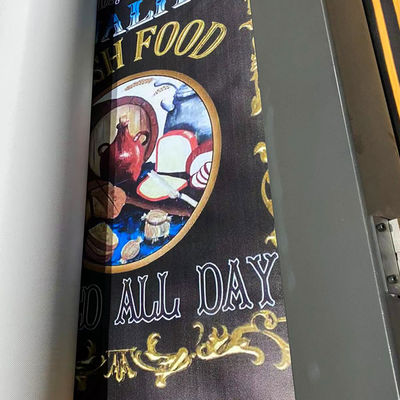 Litong Custom UV Printing logo su PVC Tarpaulin Canvas Servizio di stampa UV